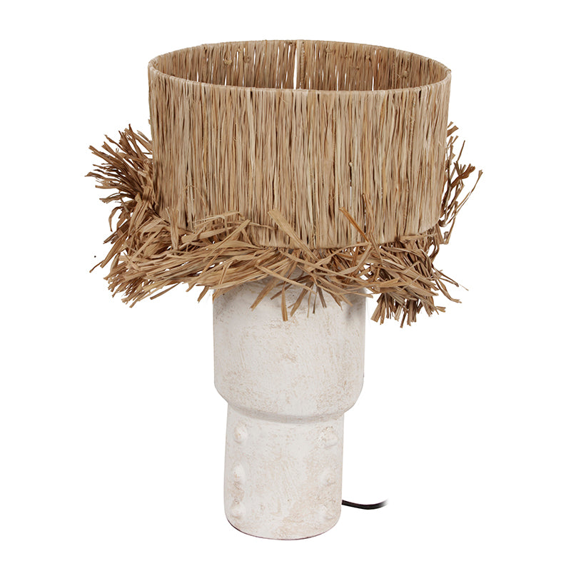 Lampvoet Keramiek Wit Zand
