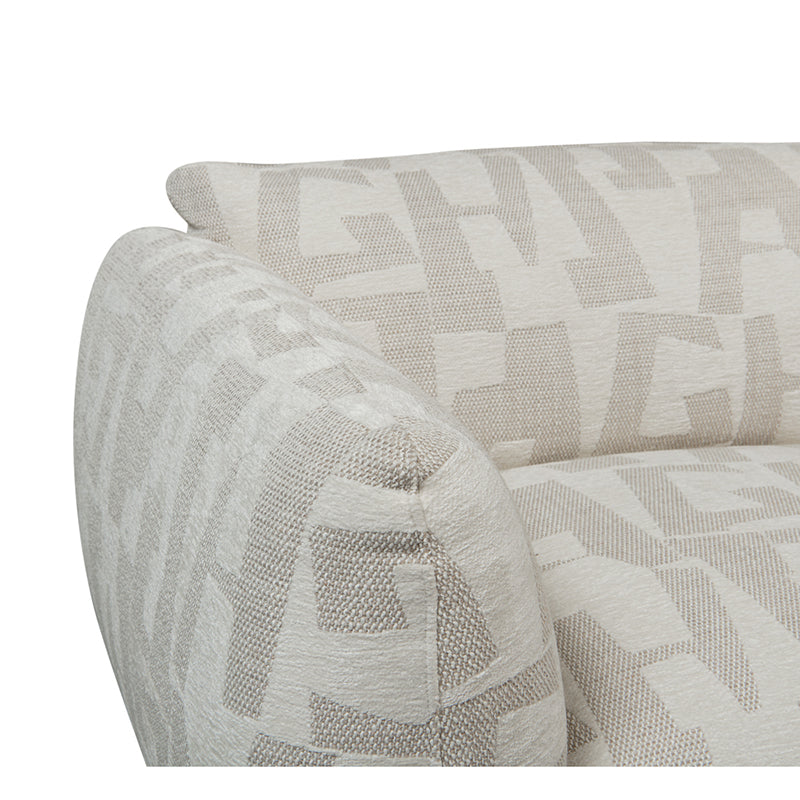 Amsterdam 5 Delige Hoekbank Witte Glyphe