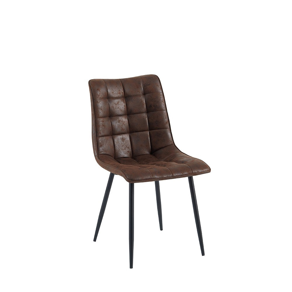 Eetkamerstoel Lucille Donkerbruin 4 stuks per doos (set van 4)