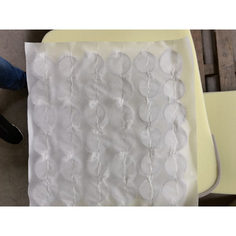Fauteuil structuurstof beige