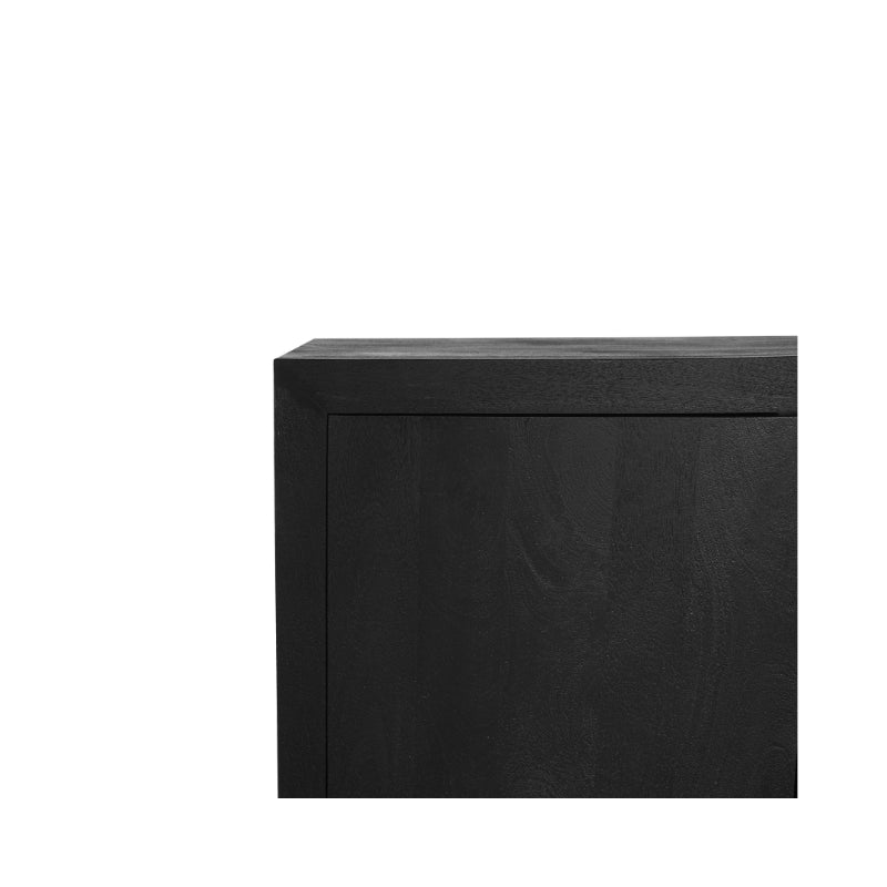Dressoir Brussel Zwart 4 deuren | 200 cm