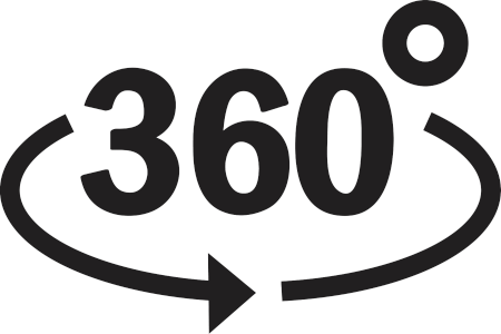 Nova fauteuil Stof Cremona #96 Grijs - 360 Draaibaar frame zwart P14