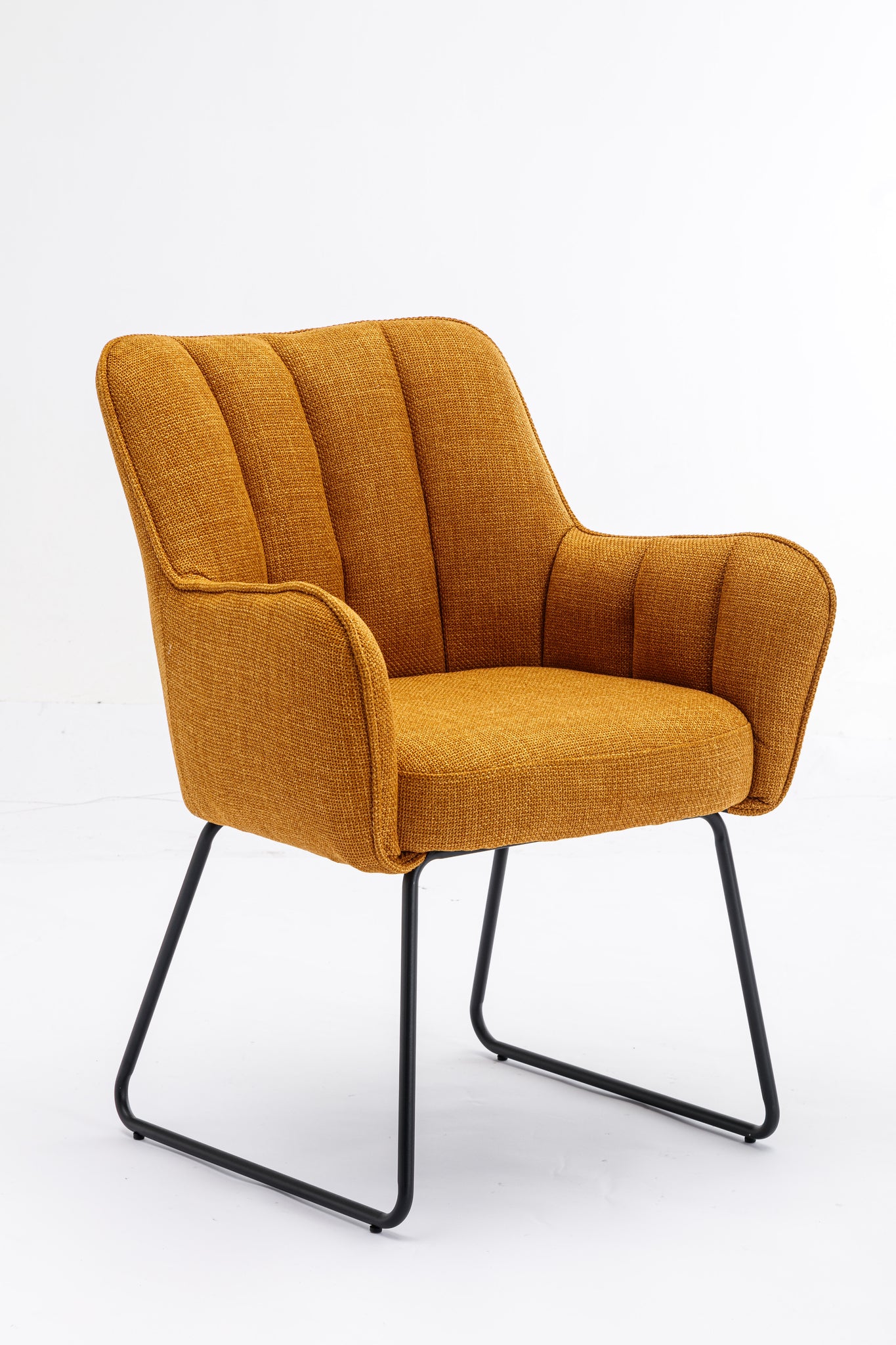 Stoel Kevin Bjorn Stof Mosterd