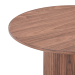 Nora Bijzettafel - Ø60cm Walnoot