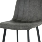 Eetkamerstoel Minsk - Microleder Antraciet