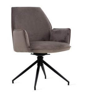 Eetkamerstoel Jill Velvet Antraciet