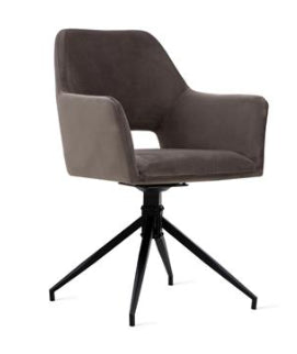 Eetkamerstoel Tess Velvet Grijs