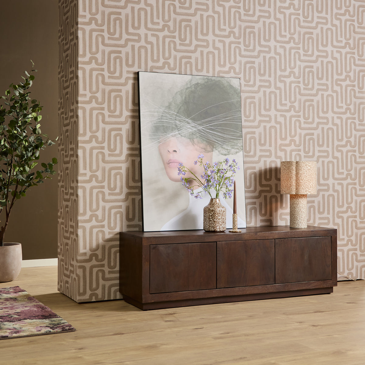 Tv meubel Brussel Bruin | 150 cm