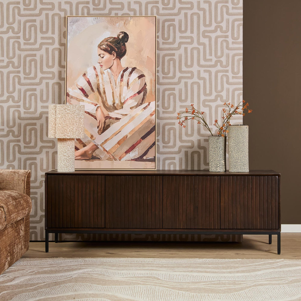 Tv-meubel Madison Brown | 165 cm