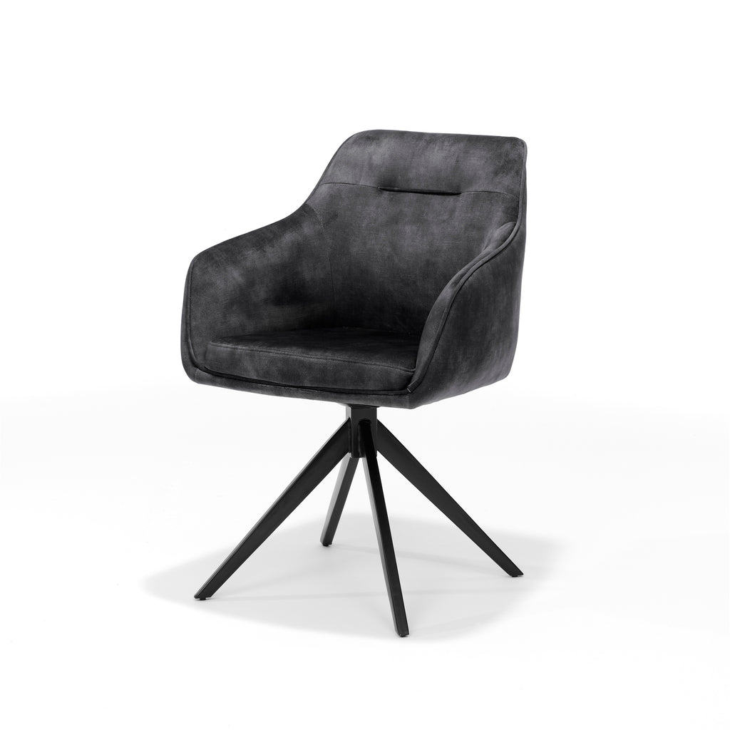 Fauteuil Jazz Zwart Draaivoet