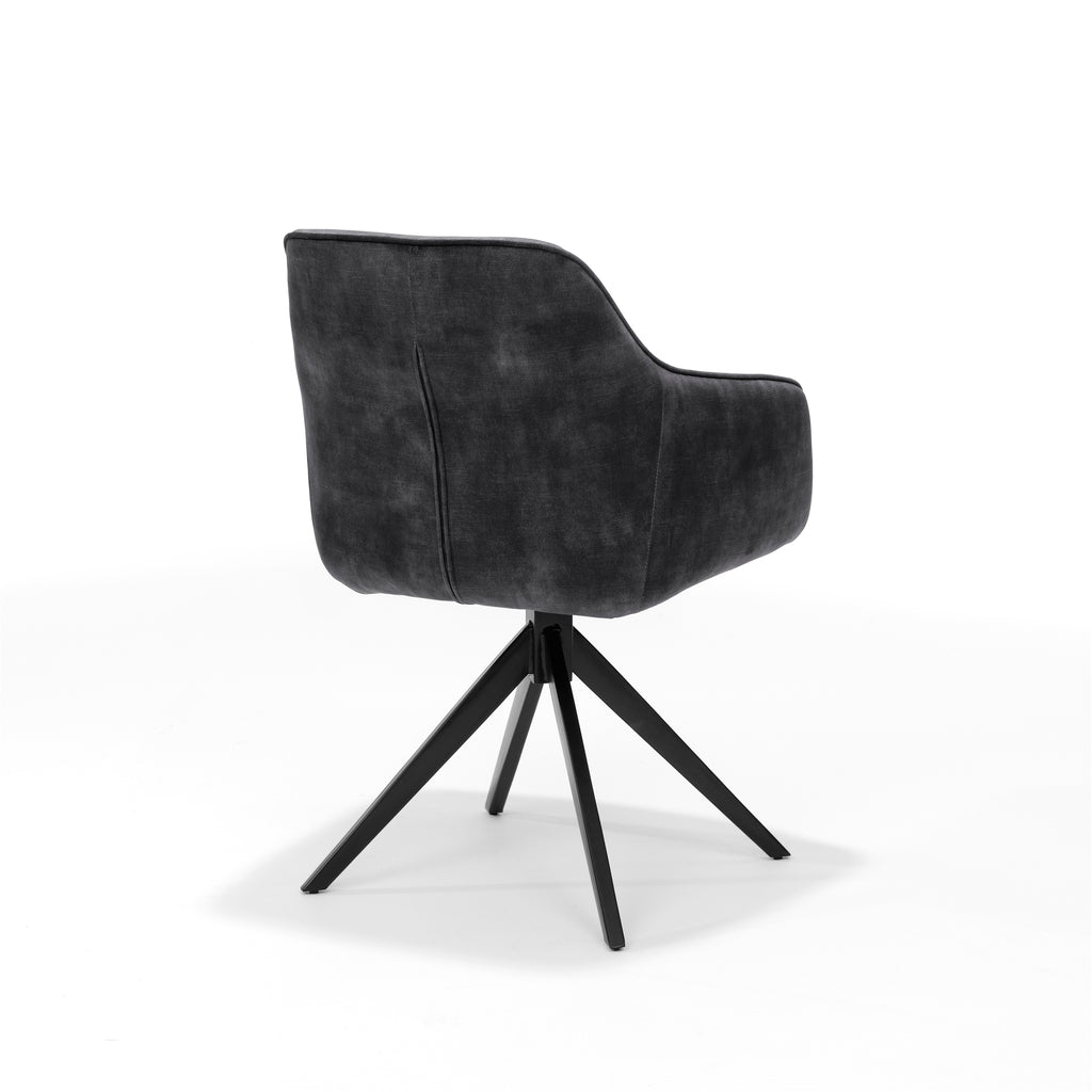 Fauteuil Jazz Zwart Draaivoet