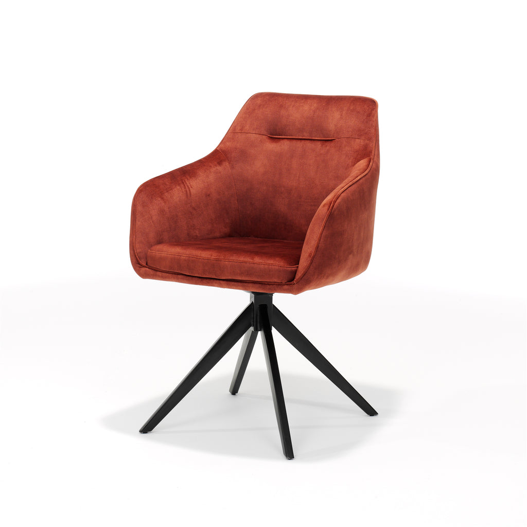 Fauteuil Jazz Zwart Draaivoet