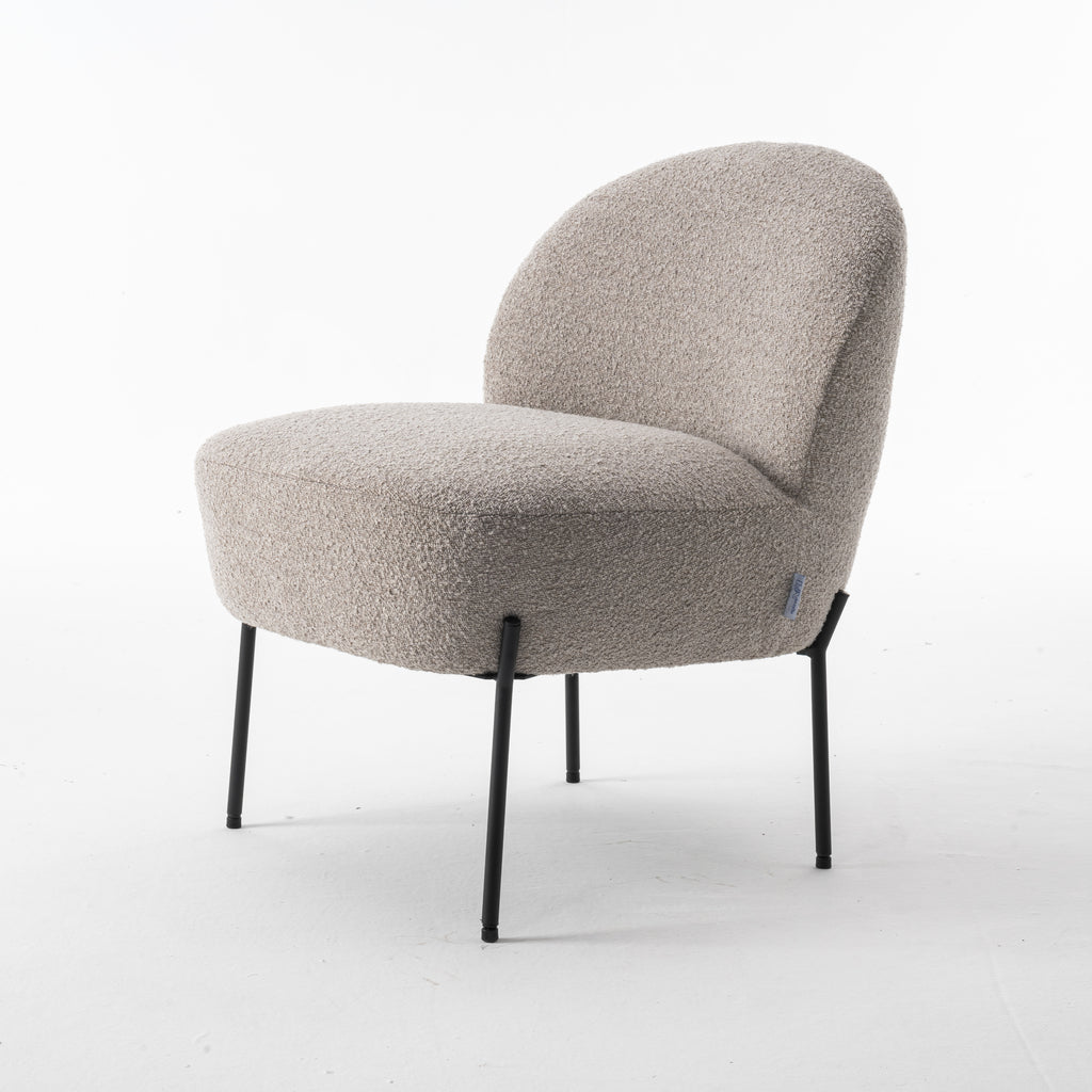 Baudin Fauteuil Stof Teddy Natural
