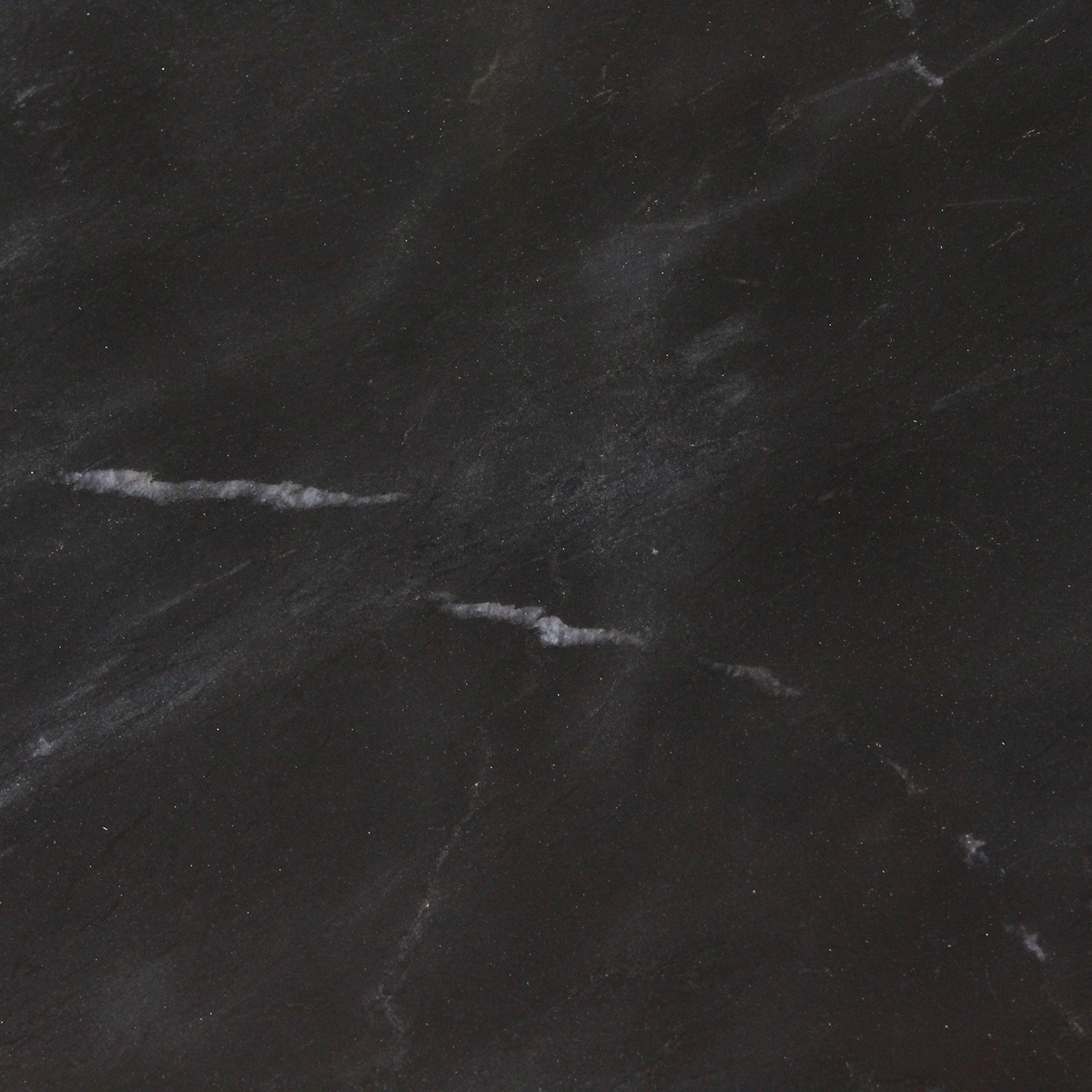 Ovale marmeren salontafel - zwart - 120x60x38 cm