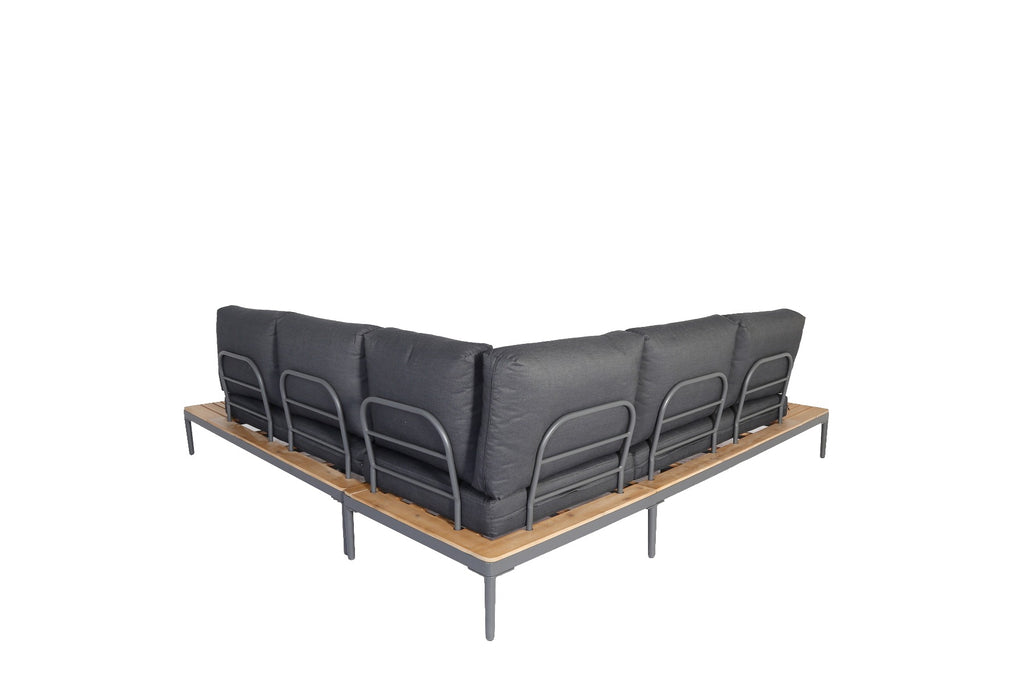 Colombus Lounge Hoekset - 3 stuks - Donker Antraciet - Donker Grijs