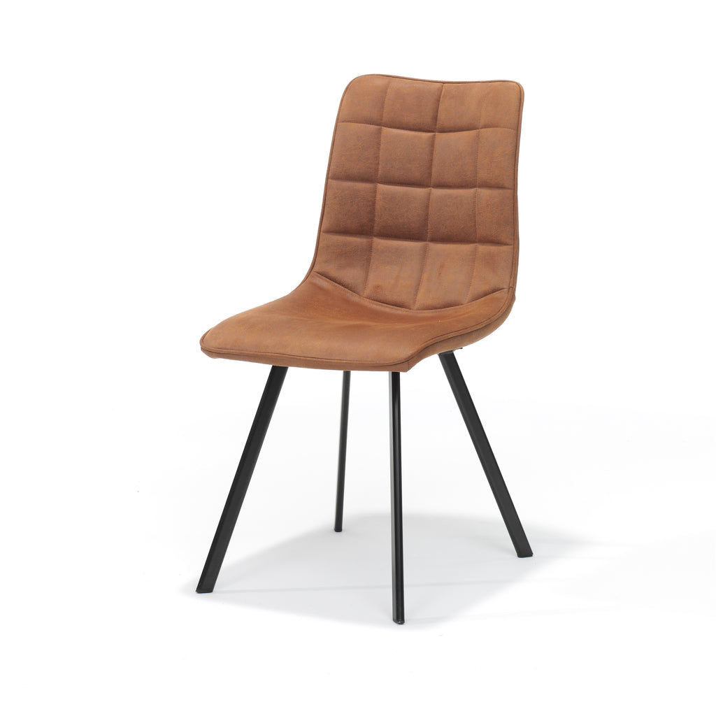 Eetkamerstoel Cora - Bull Microleder Camel