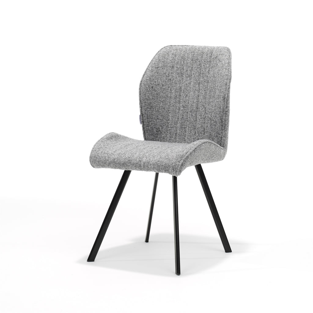 Eetkamerstoel Donny Stof Oasis Grey