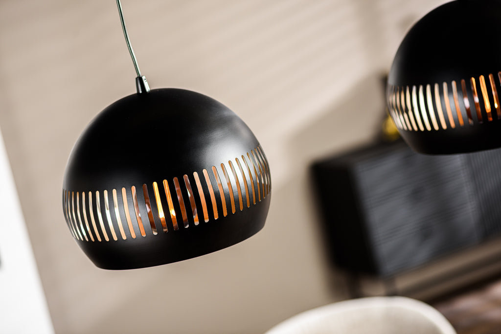Hanglamp, 3-lichts, H340 zwart