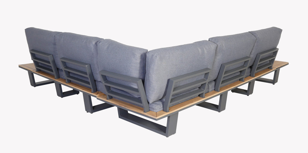 Lota Lounge Hoek Set - 3 stuks - Antraciet