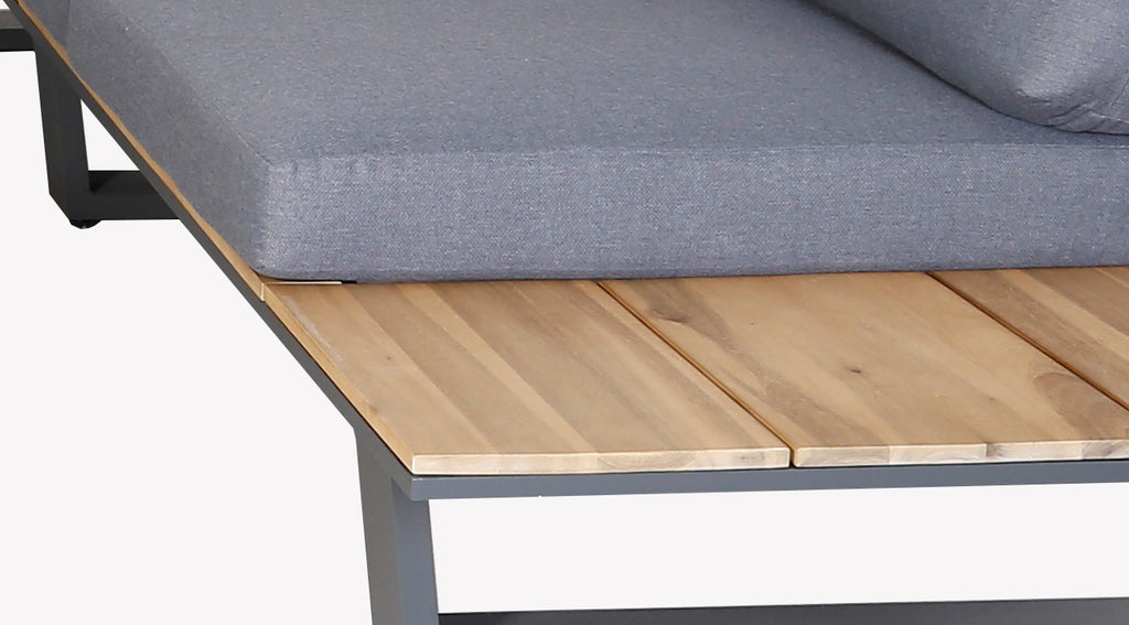 Lota Lounge Hoek Set - 3 stuks - Antraciet
