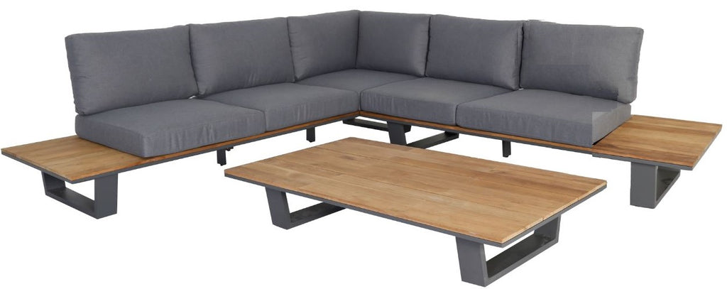 Lota Lounge Hoek Set - 3 stuks - Antraciet
