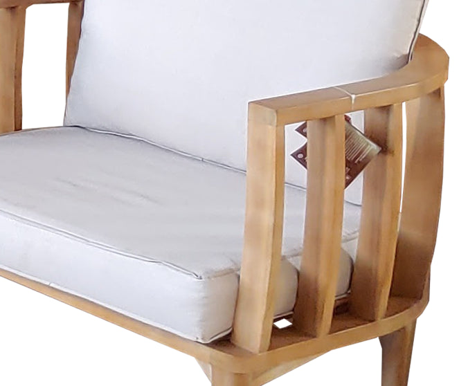 Mataro Loungeset - 4 stuks - Hout Acacia Licht Teak Look