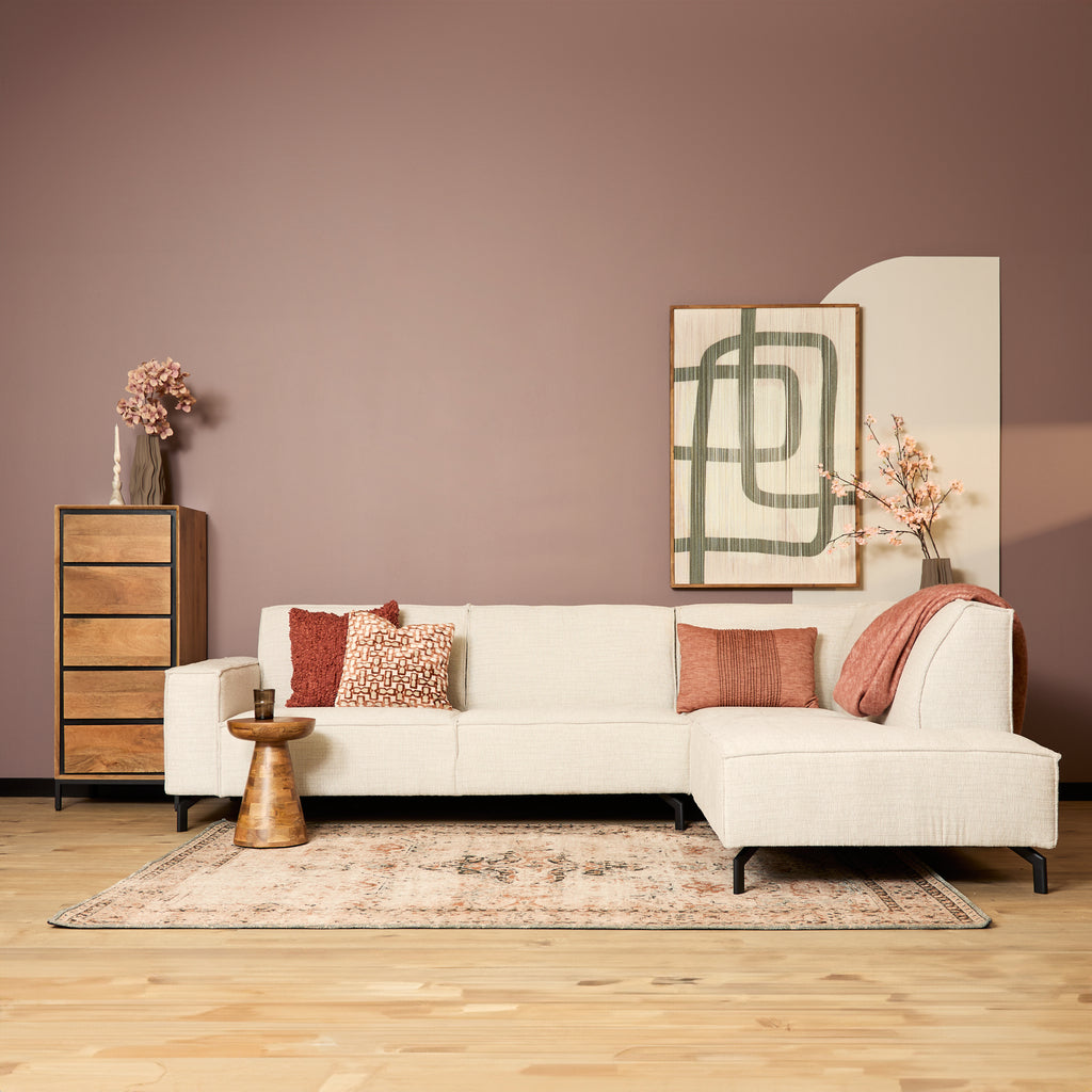 MySofa Floris | 2,5 zits + Divan Rechts | Beige | Baltimore