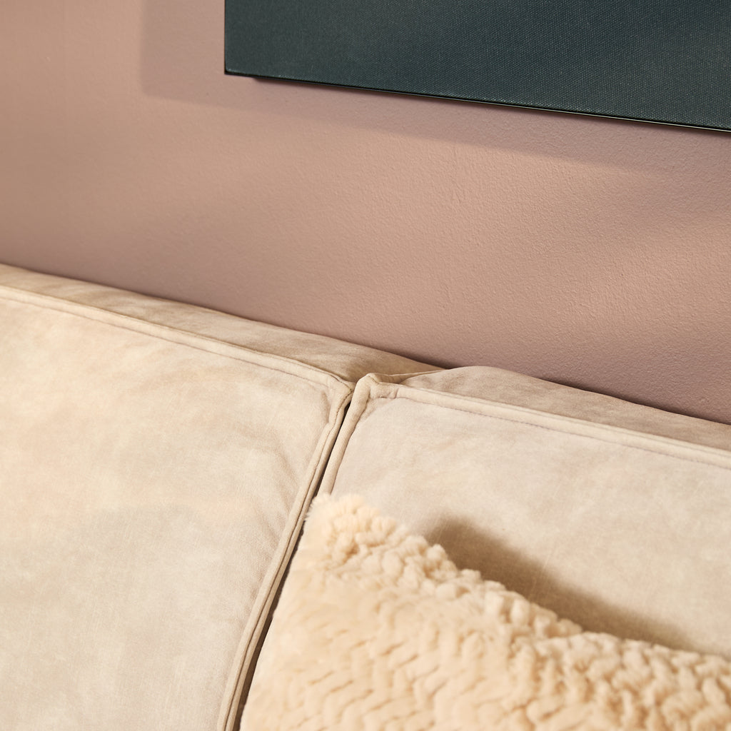 MySofa Floris| 2,5 zits + Divan Rechts | Beige | Velvet