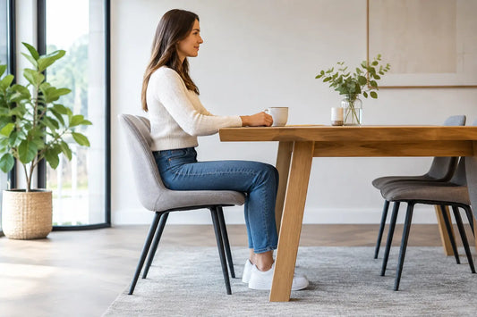 Wat is een goede zithoogte voor jouw tafel?
