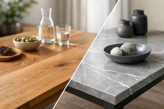 Houten tafel of keramische tafel kiezen?