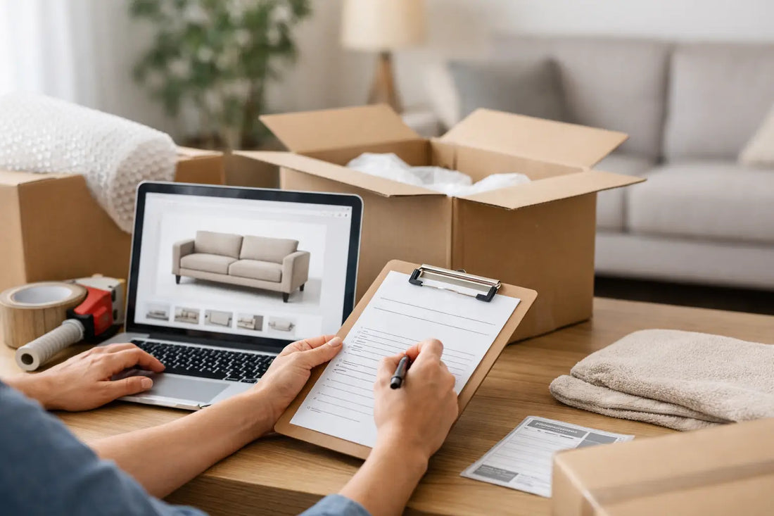 Gids voor online meubels retourneren