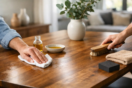 Eettafel hout onderhoud voor een tafel die mooi blijft