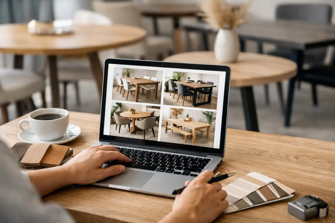 Eettafel online kiezen zonder miskoop