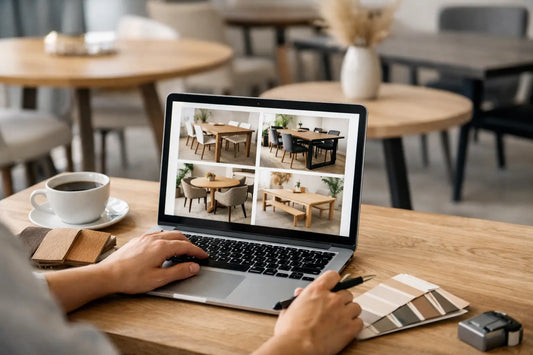 Eettafel online kiezen zonder miskoop