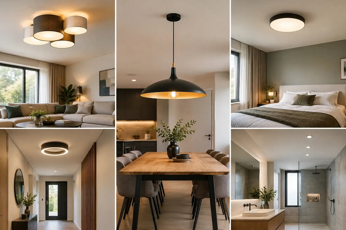 Moderne plafondlampen kiezen voor elke ruimte