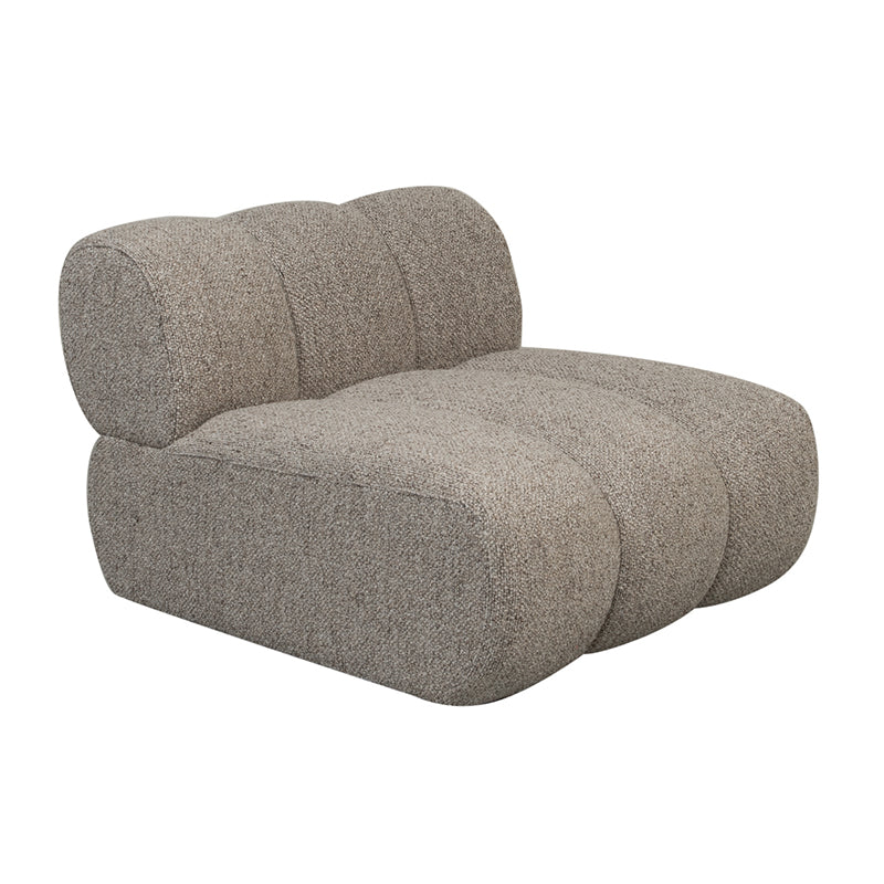 New York Bank Met Middenelement Zand Bouclé