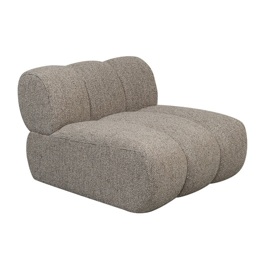 New York Bank Met Middenelement Zand Bouclé