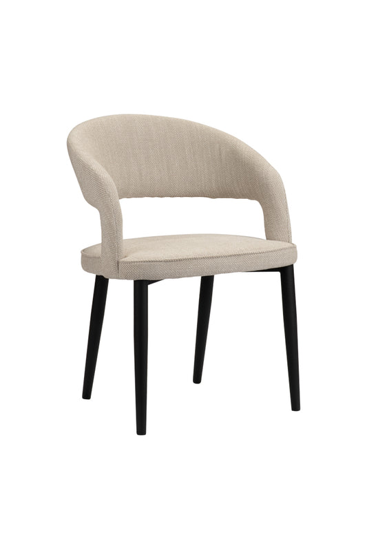 Tusk Stoel Beige (Brandvertragend)