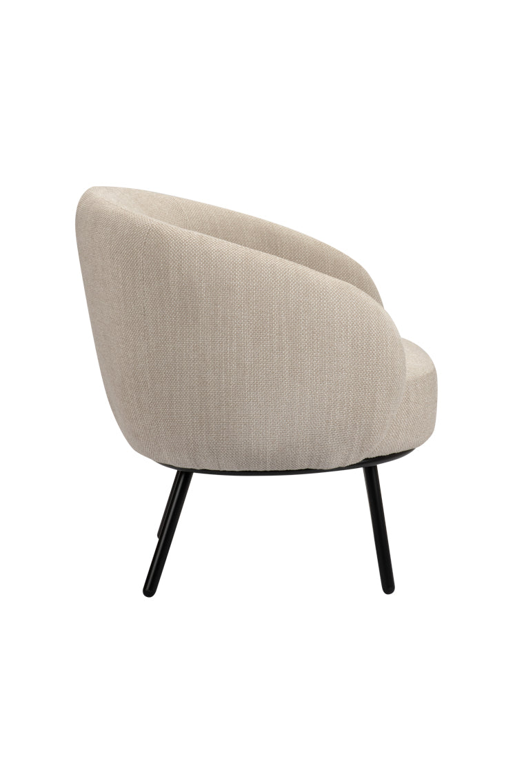 Mars Lounge Stoel Beige