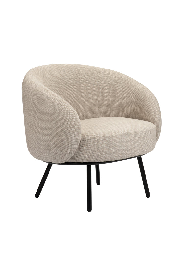 Mars Lounge Stoel Beige