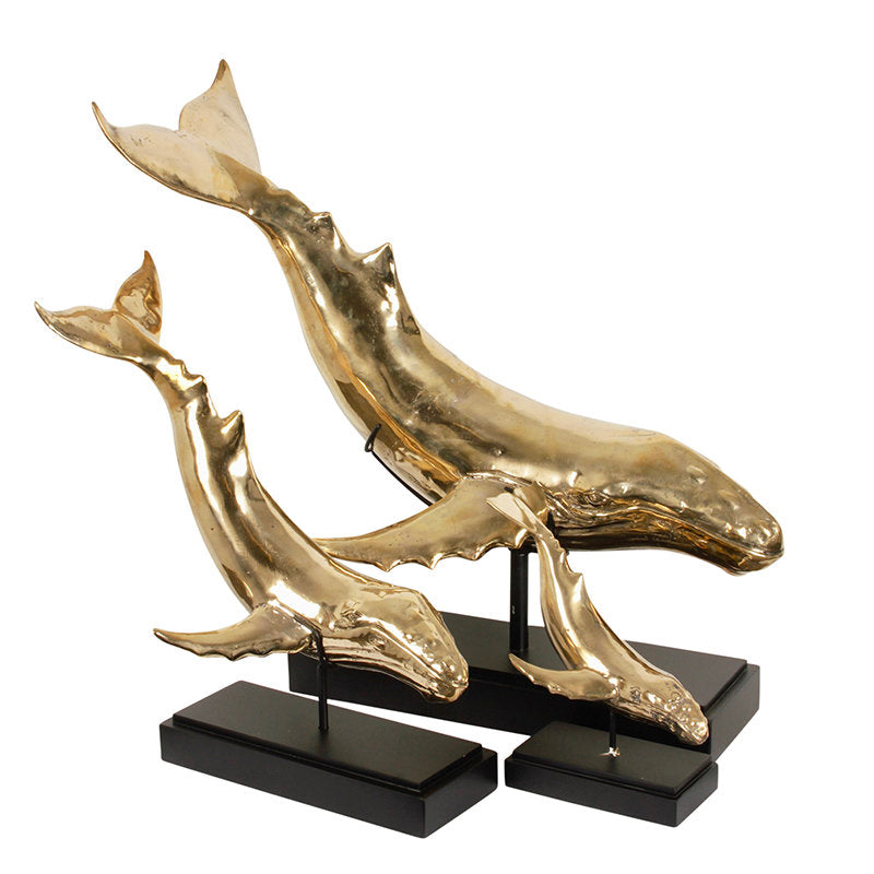 Messing Walvis op Standaard M