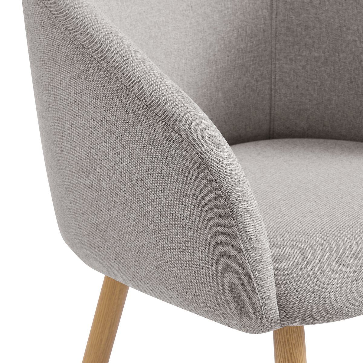 Fauteuilset van 2 structuurstof taupe