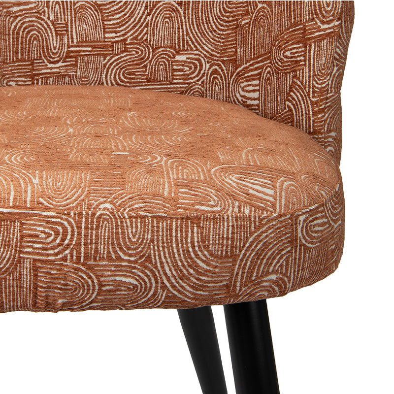 Cloud Chair Safiya Terracotta (Set van 2)