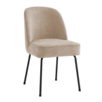 Vero Eetkamerstoel fluweel - Beige