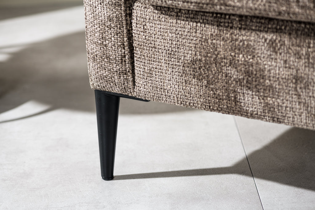 1 zits fauteuil, stof Elite, E840 bruin