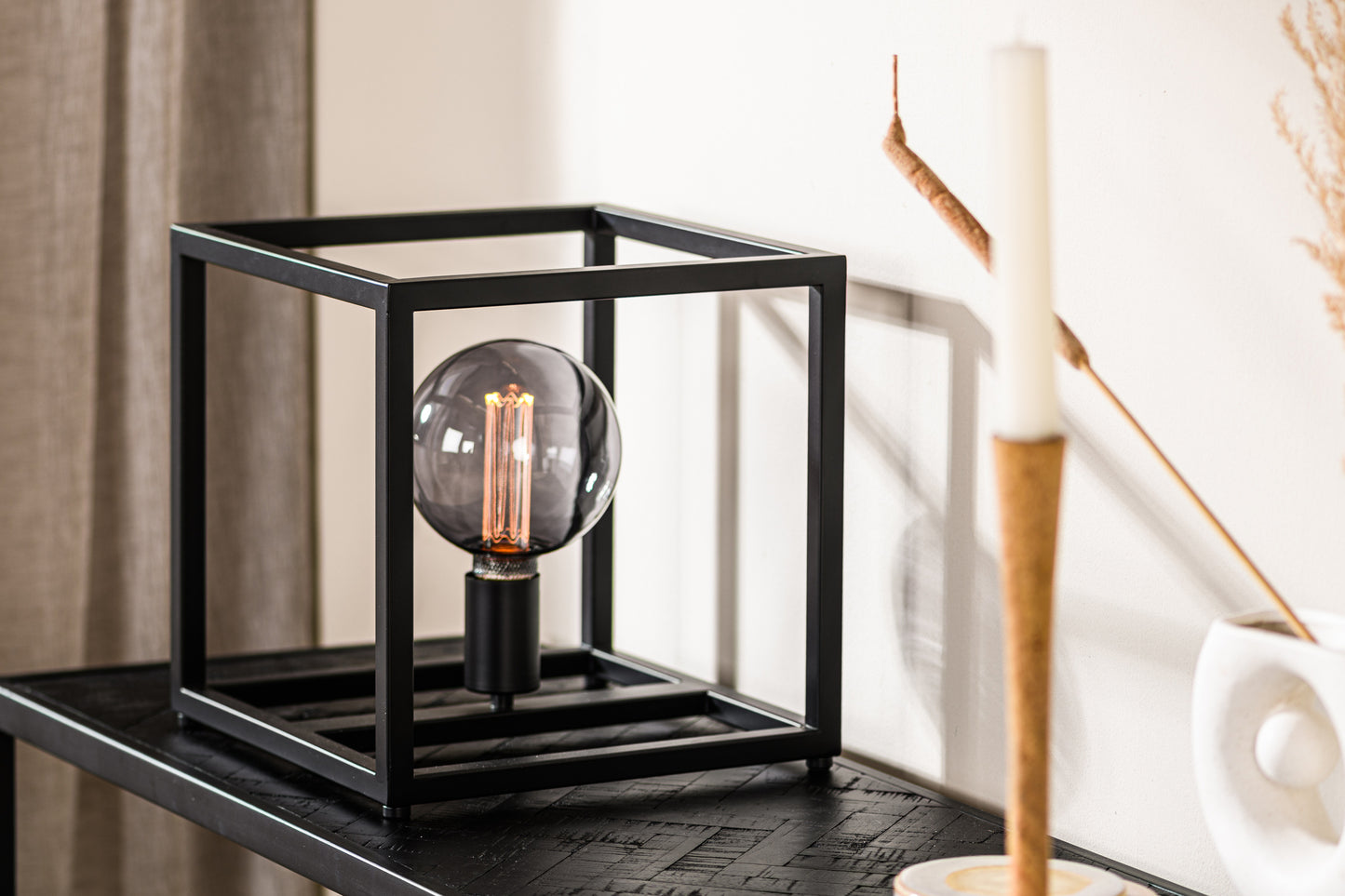 Tafellamp, 28 cm, T340 zwart