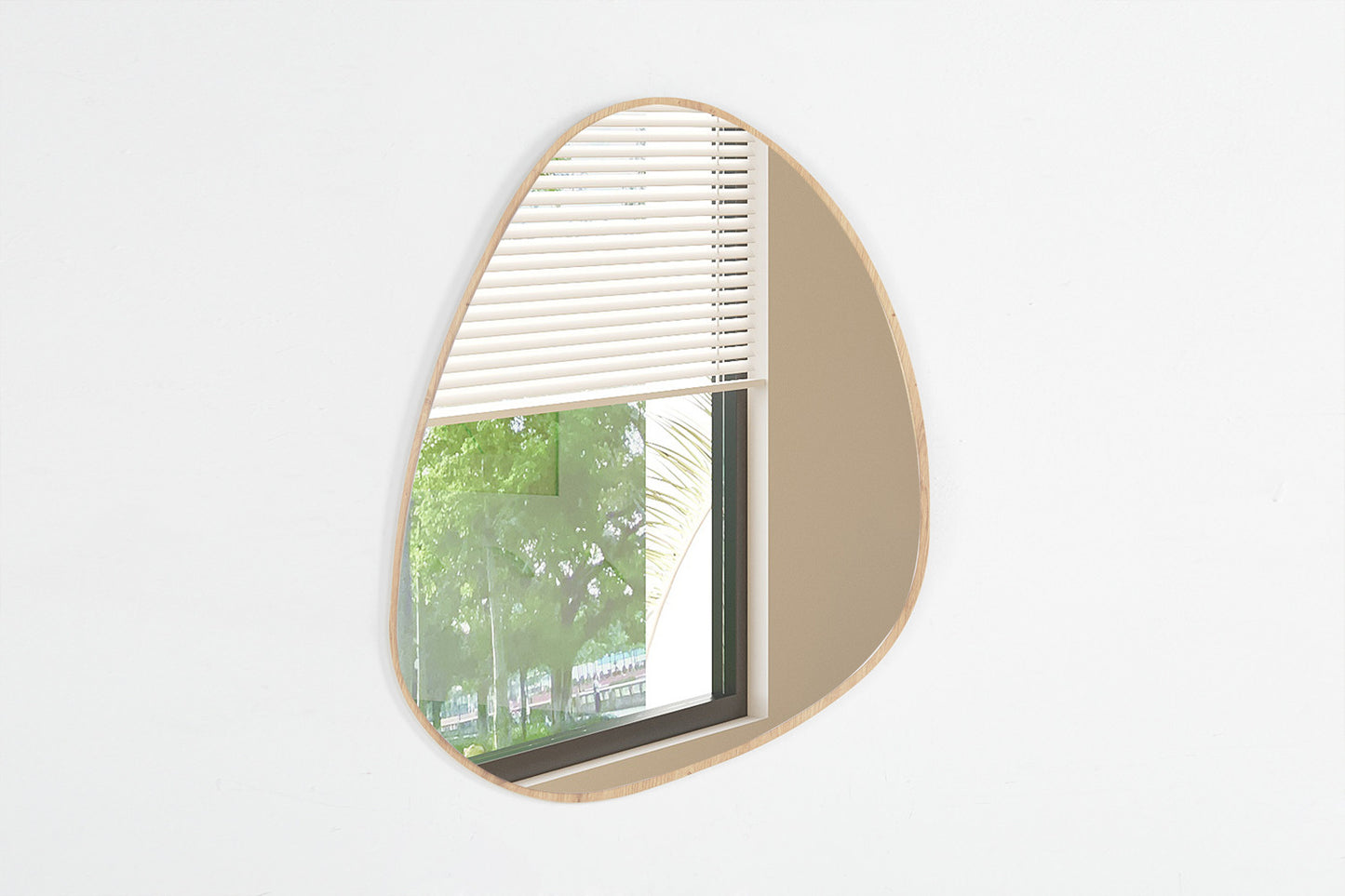 Spiegel 'Roza' 80x60 Oude eik