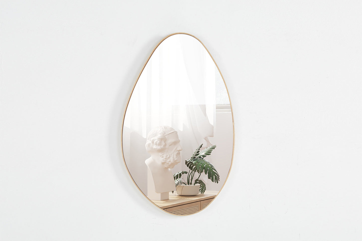 Spiegel 'Romi' 80x50 Oude eik