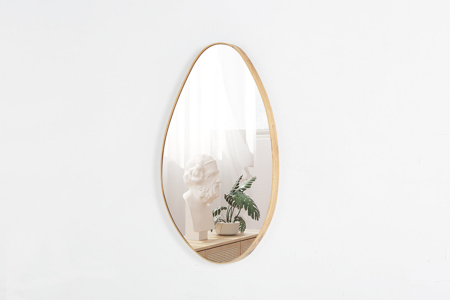 Spiegel 'Romi' 80x50 Oude eik