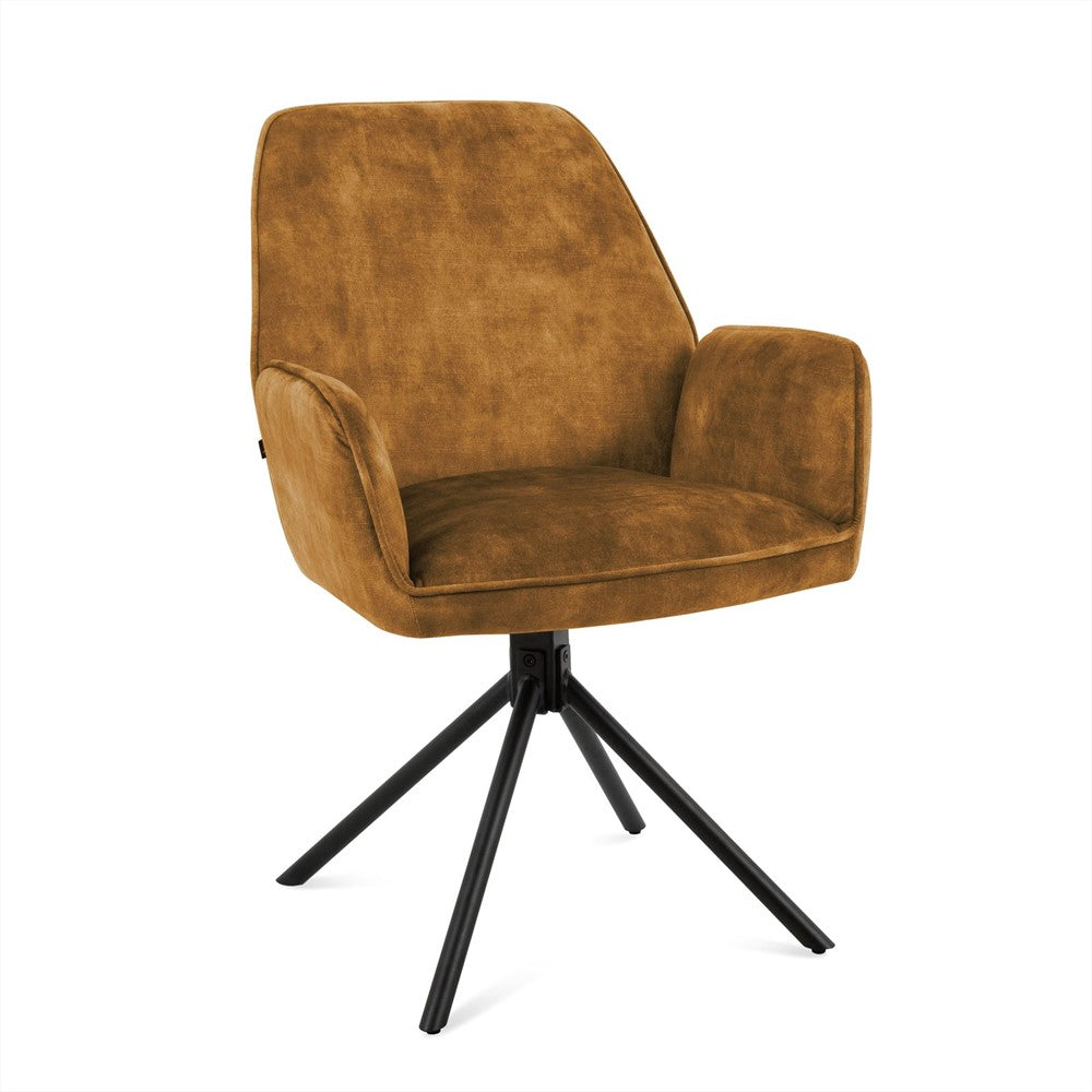 Eetkamerstoel Noah Cognac (set van 2)